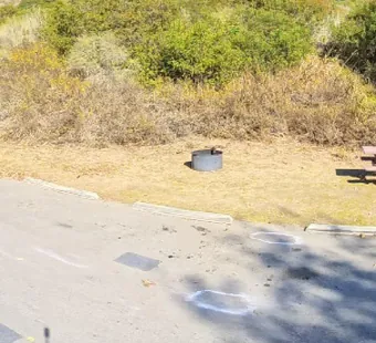 Leo Carrillo site 38, 360 photo: wide open pad, no vehicle