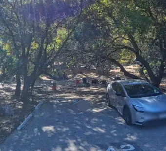 Leo Carrillo site 42, 360 photo: one car parked