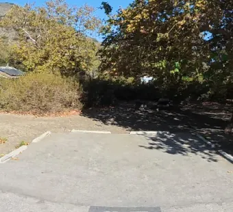 Leo Carrillo site 97, 360 photo: wide open pad, no vehicle
