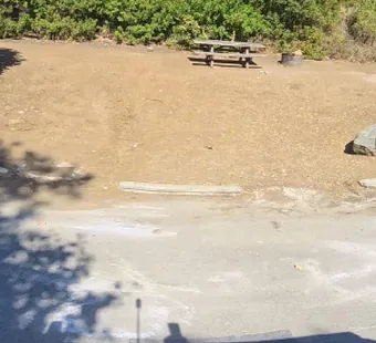 Leo Carrillo site 132, 360 photo: wide open pad, no vehicle