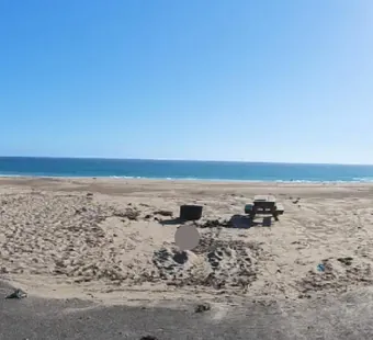 Thornhill Broome site 42, 360 photo: sand blown across the pad